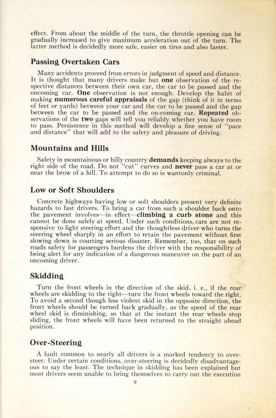 1938 Packard Super 8 and 12 Owners Manual Page 22